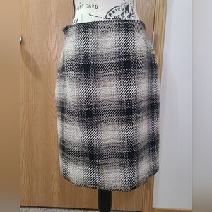 Sandra Pabst Y2k Plaid Pencil Skirt Schoolgirl Academia Preppy Business Casual